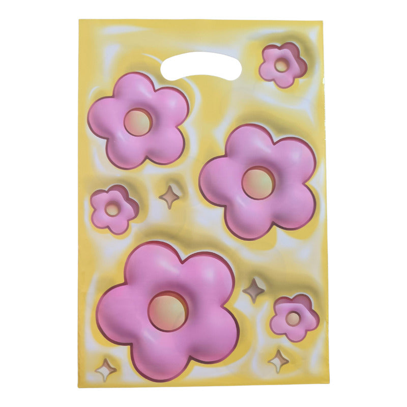 Pack 10 Bolsas Dulceras De Cumpleaños Diseños 3d Plásticas