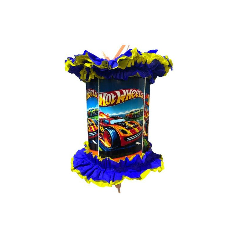 Piñata Cumpleaños Hot Wheels 53 Cm Azul