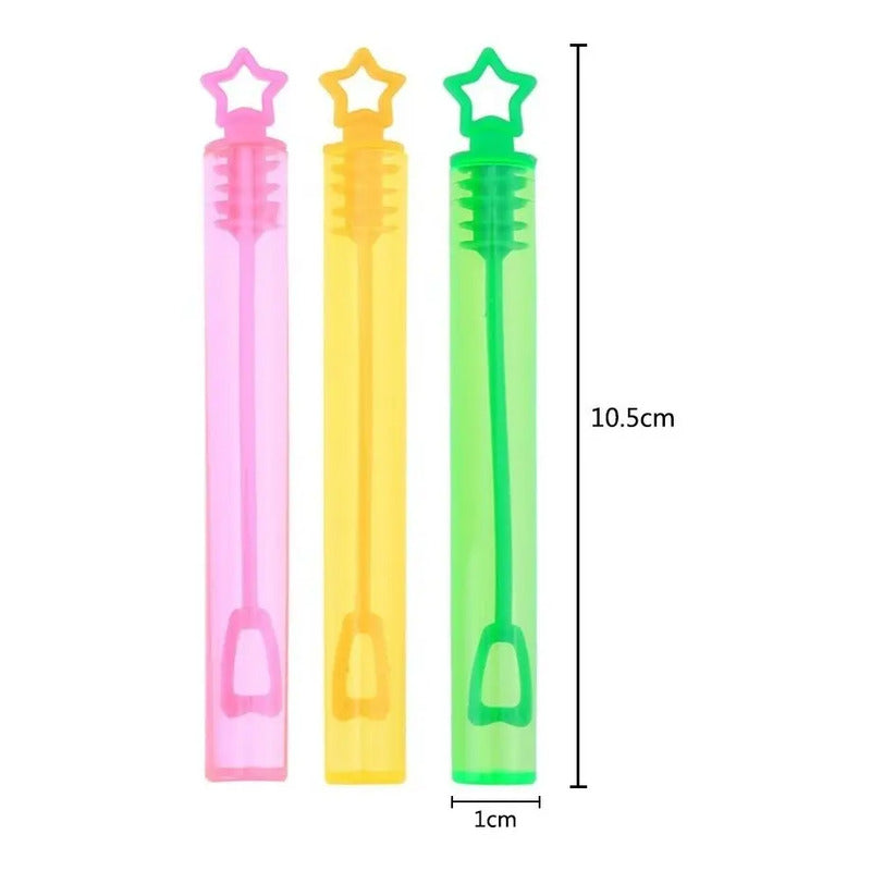 Burbujas Sorpresa Tubo Pack 48 Colores Variados Amarillo Rosa Celeste Lila Amarillo, Rosa Claro, Celeste, Lila