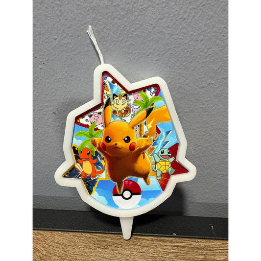 Vela Cumpleaños Pikachu Cotillón
