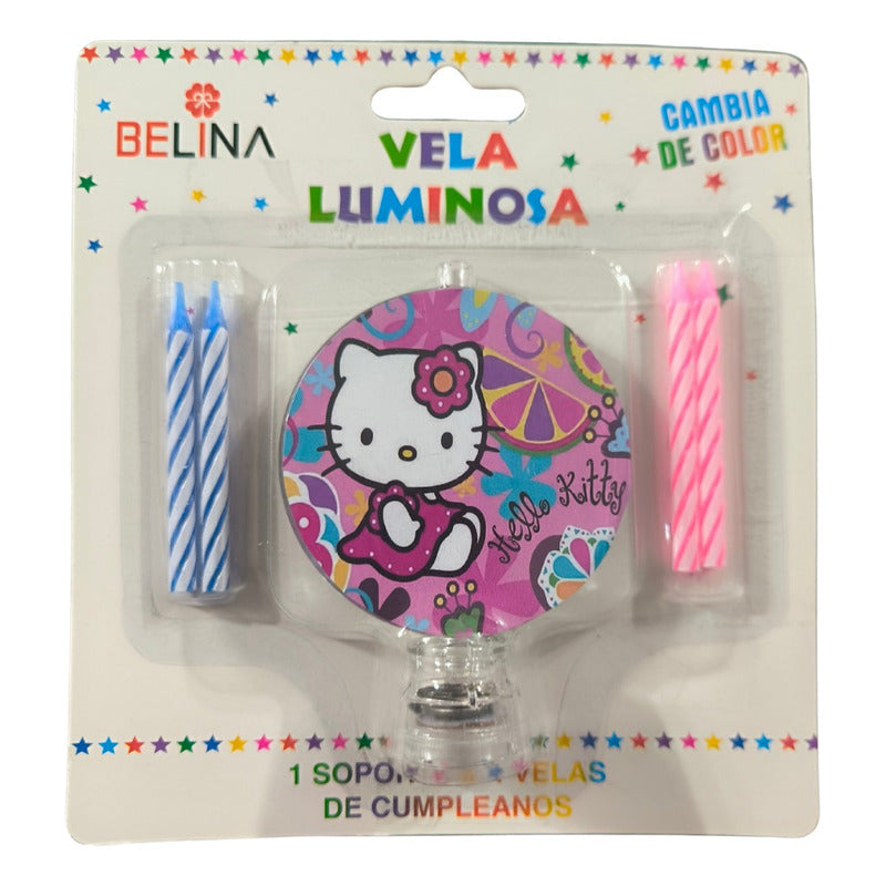 Vela Luminosa De Cumpleaños Hello Kitty