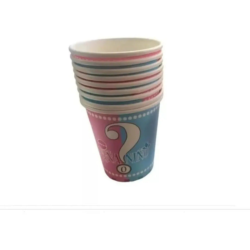 Pack 10 Vasos Revelación De Sexo