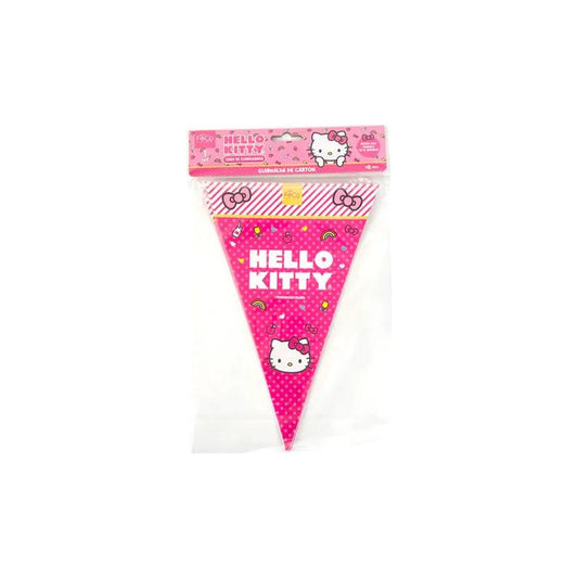 Cotillón Hello Kitty Banderín Decorativo Cumpleaños