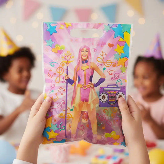 Bolsas Dulceras De Cumpleaños Luli Pampim X 10 Unidades Rosa