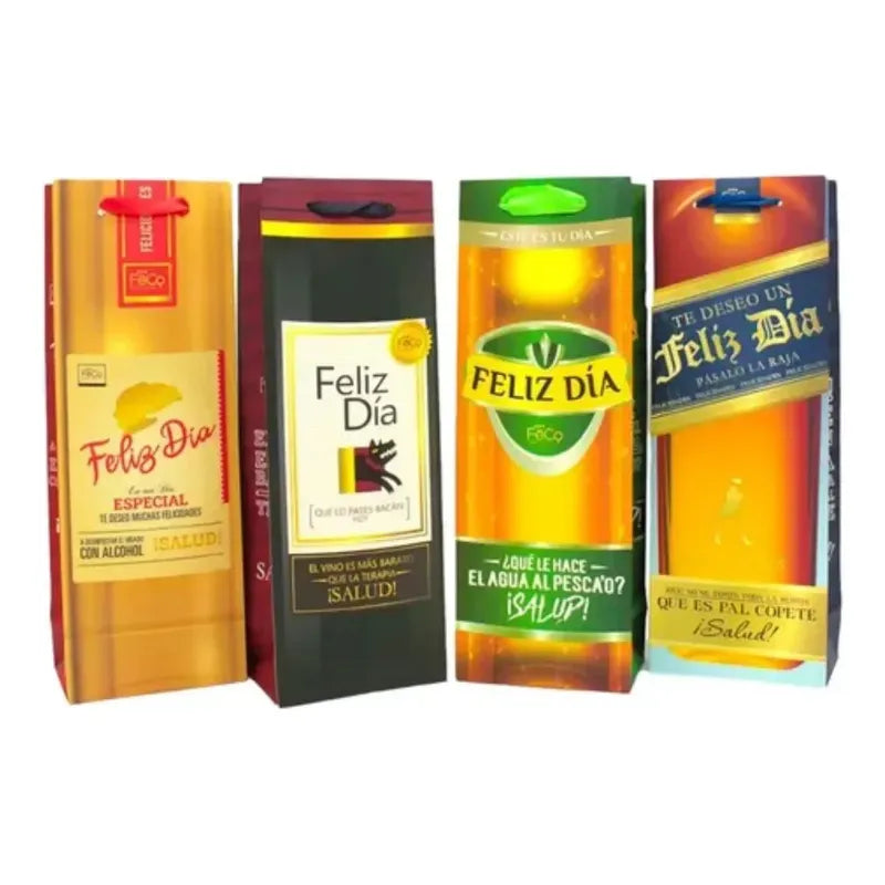Bolsas De Regalo Para Botellas De Vino Diseños Chilenos Surtido