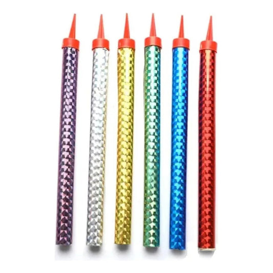 Pack 6 Velas Mágicas Bengalas 15 Cm - Glovers