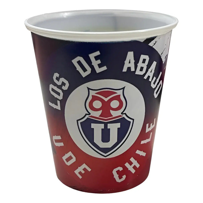 Pack 6 Vasos Cumpleaños La U Universidad De Chile Azul