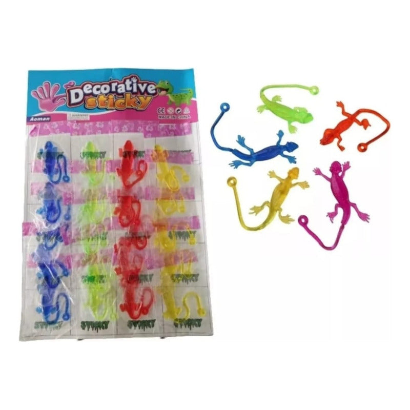 Lagartos De Pegaloco Para Juguetes De Cumpleaños 20 Unidades