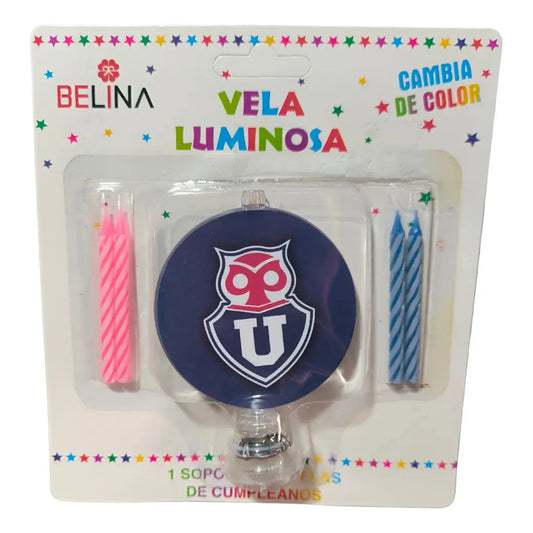 Vela De Cumpleaños Luminosa La U Universidad De Chile