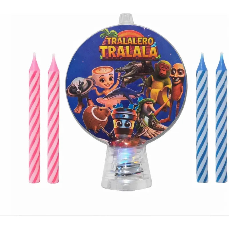 Vela Cumpleaños Tralaleros Brainrot