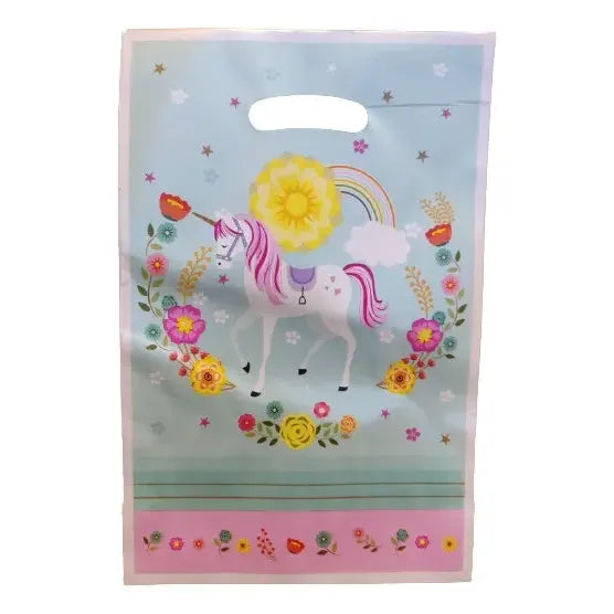 Pack 10 Bolsas Unicornio Cotillón Cumpleaños
