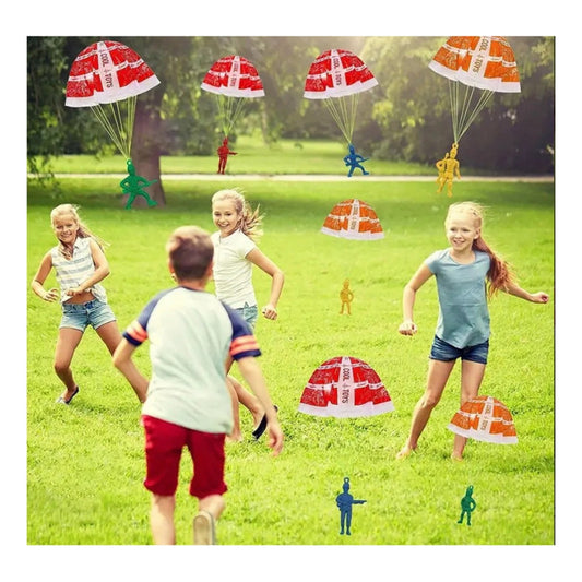 20 Juguetes Sorpresas Soldados Paracaidas Cumpleaños