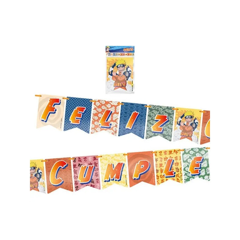 Cotillón Naruto Feliz Cumpleaños
