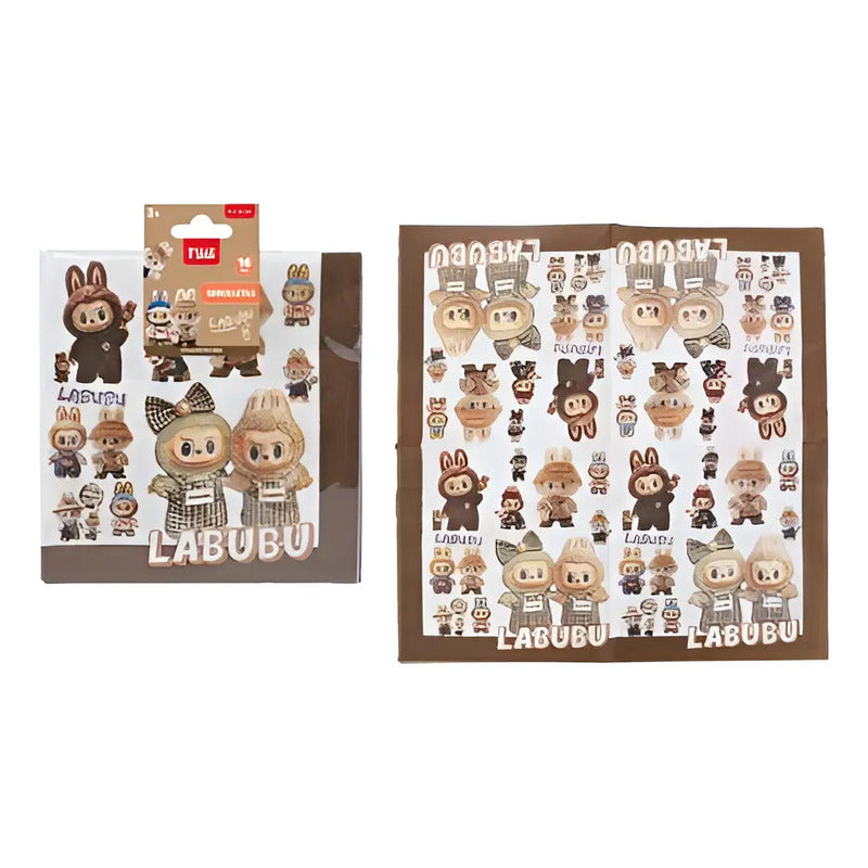 Pack Servilletas De Cumpleaños Labubu 16 Unidades Marrón