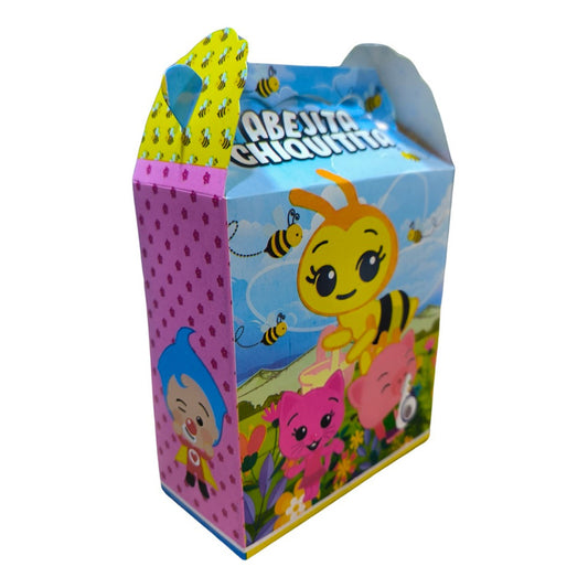 Pack 10 Cajitas Cumpleaños O Sorpresas Abejita Plim Plim