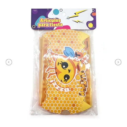 Pack 6 Cajitas Sorpresas Cumpleaños Abejita Plim Plim