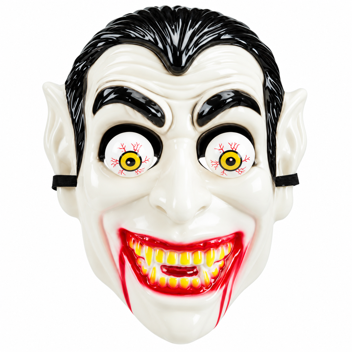 Máscara Halloween Dracula Terror Con Sangre Disfraz