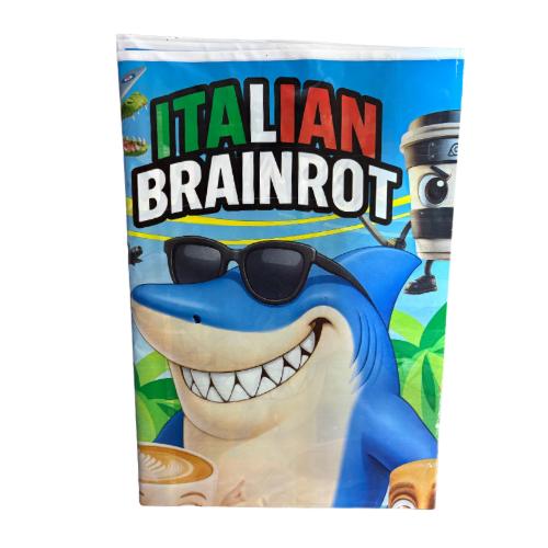 Cotillón Tralaleros Brainrot Mantel Cumpleaños