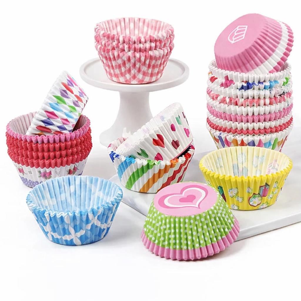 50 Molde Porta Cupcake Para Repostería Fácil 10.5 Cm