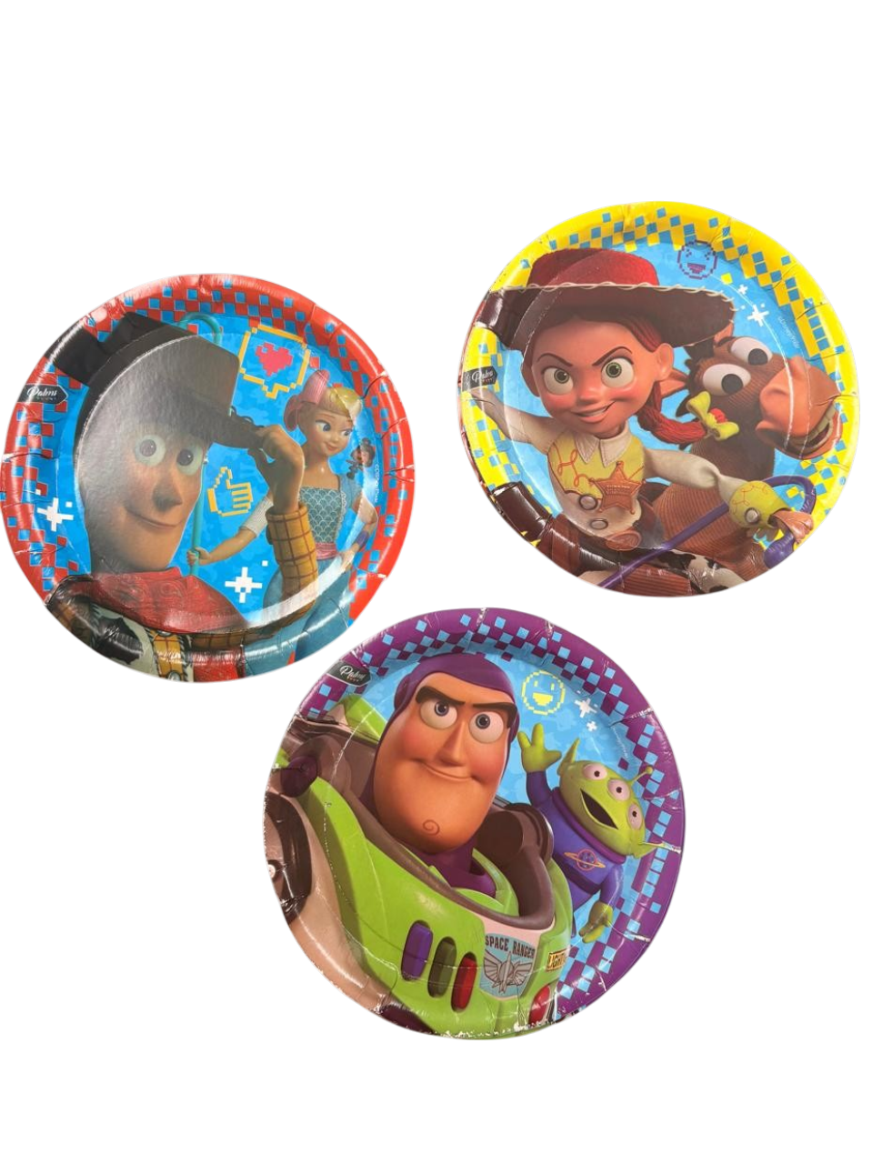Platos Toy Story Woody, Buzz Y Jessie - Pack 6 Unidades