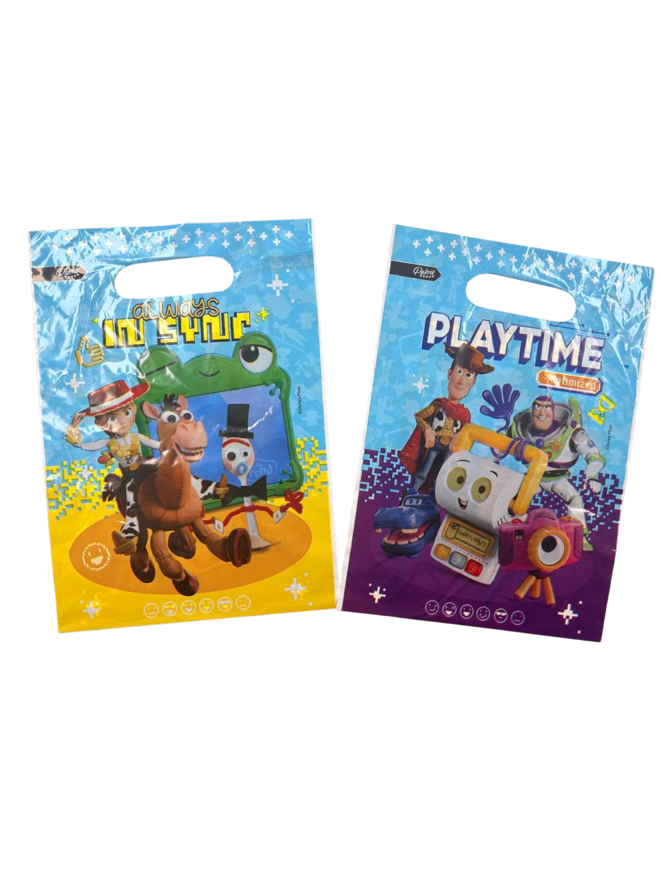 Pack 6 Bolsas Plásticas Toy Story Para Sorpresas Y Cotillón
