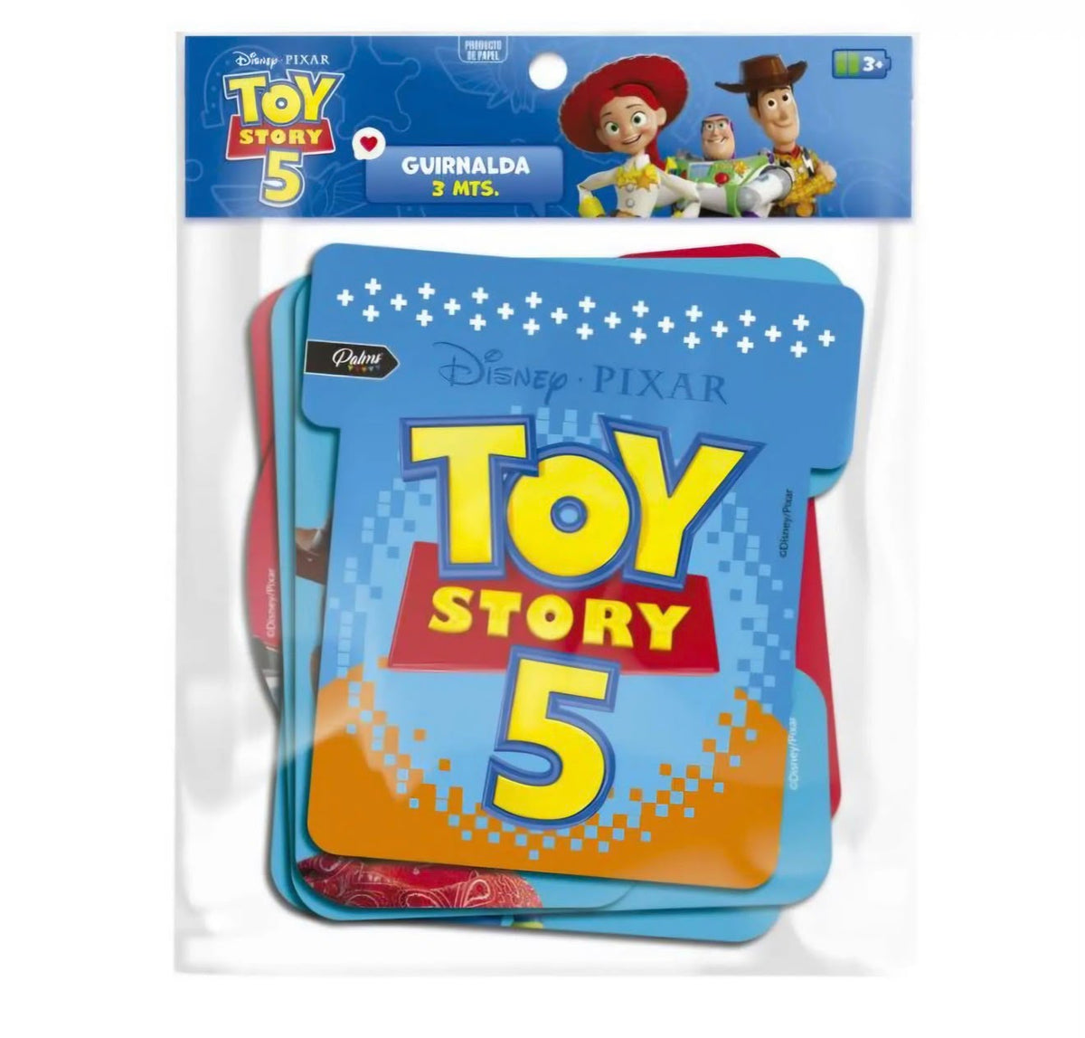 Guirnalda Feliz Cumpleaños Toy Story 5 Surtido Feliz Cumpleaños