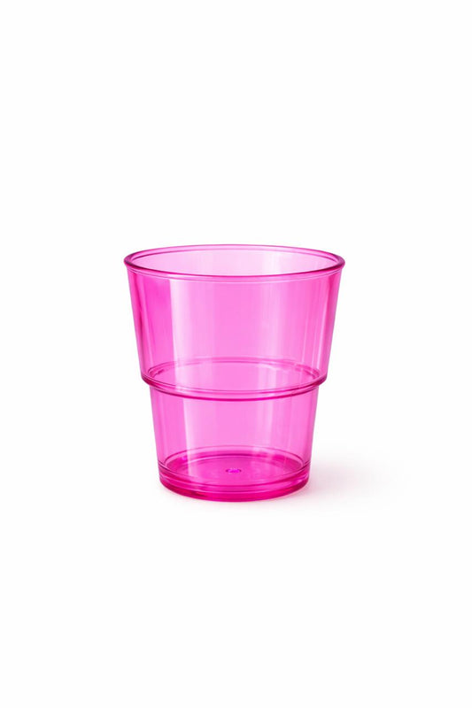 Pack 10 Vaso acrílicos reutilizables 240 ML