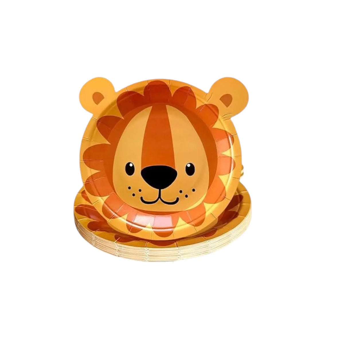 Platos Desechables Animales De La Selva Pack 6 Unidades