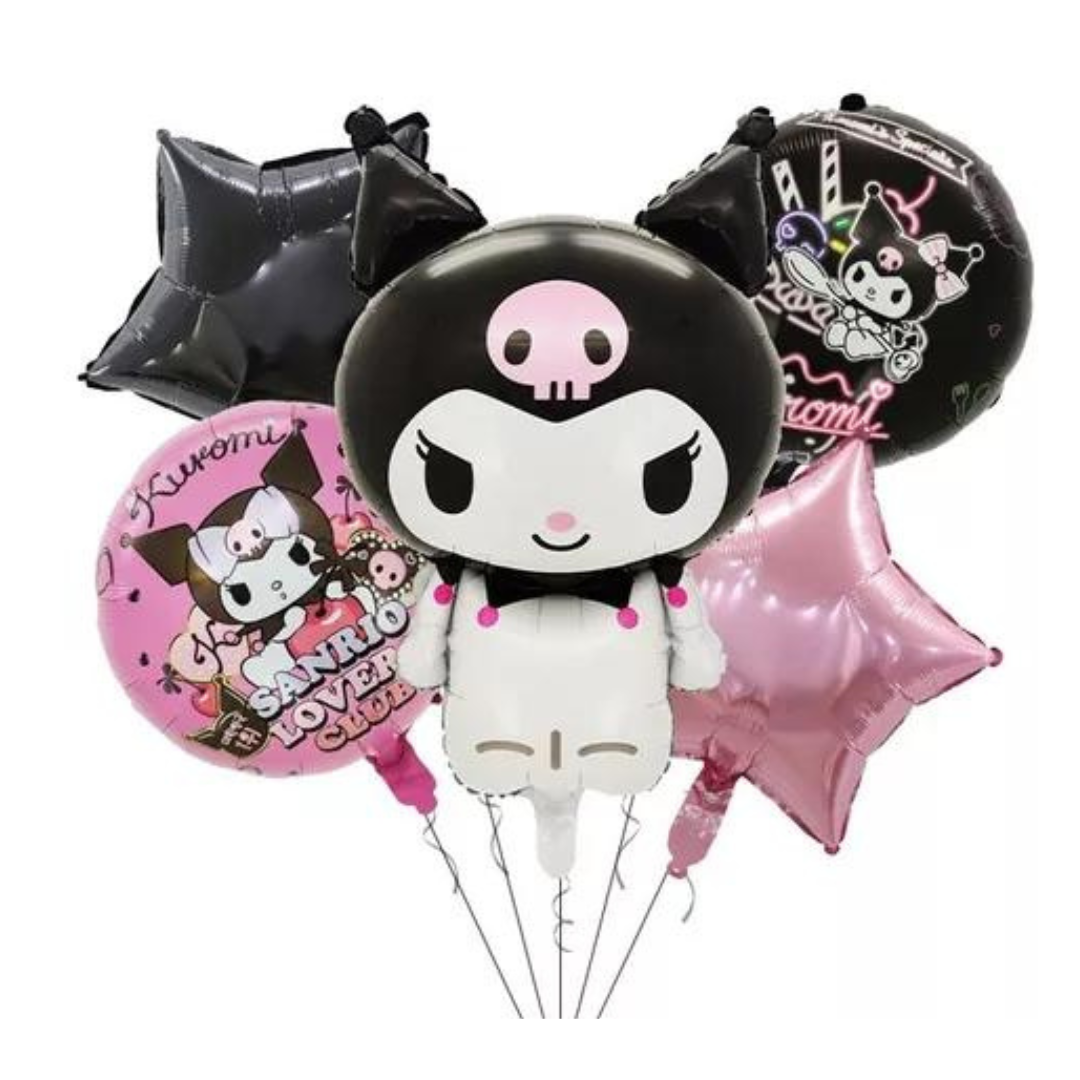 Set de globos kuromi