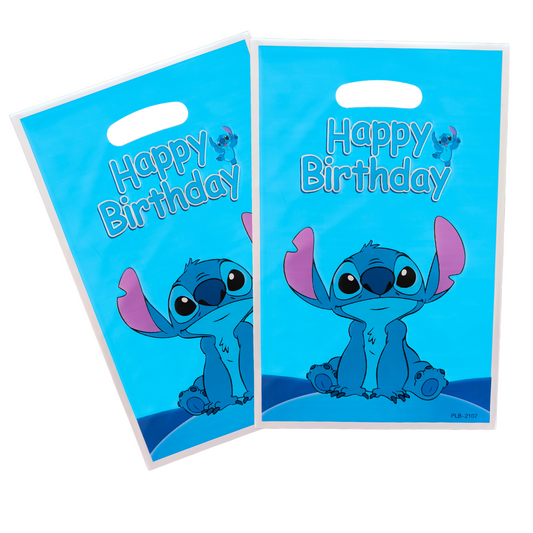 10 Bolsas dulceras cumpleaños Stitch