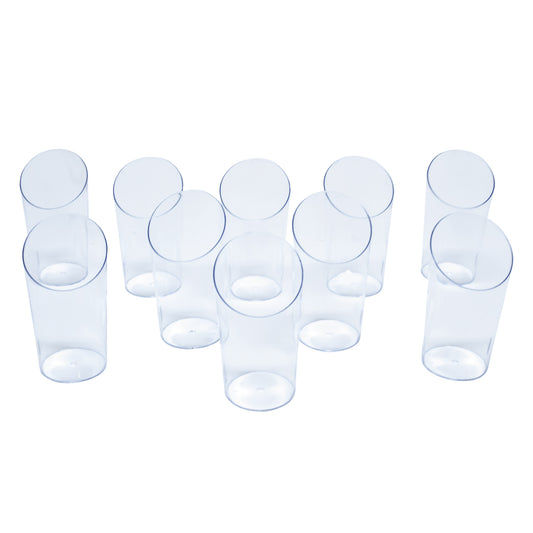 Pack 10 Vasos Acrílicos Transparentes Para Postre 80ml