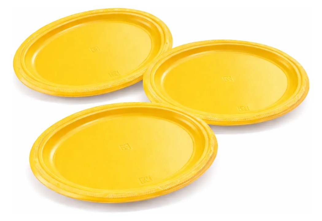 Pack 3 Bandejas Ovaladas De Cumpleaños Color 31x25 Cm