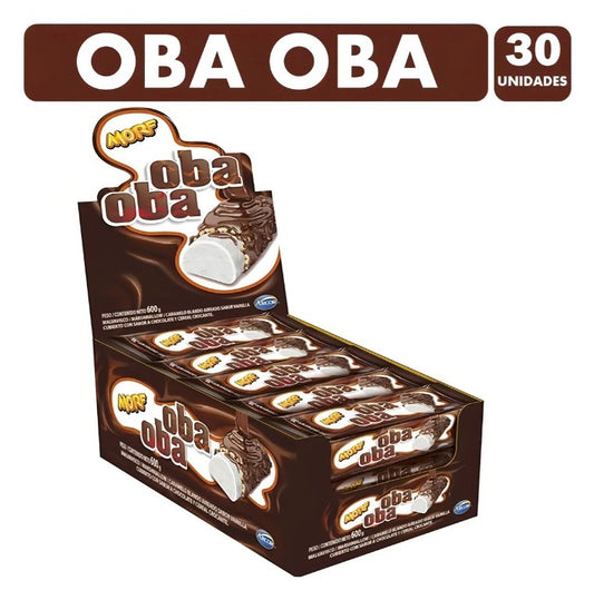 Oba Oba Marshmallows Arcor Morf (display De 30 Unidades)