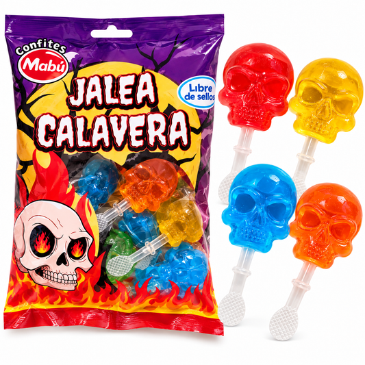 Confites Mabu Jalea Calavera Bolsa 20 Unidades