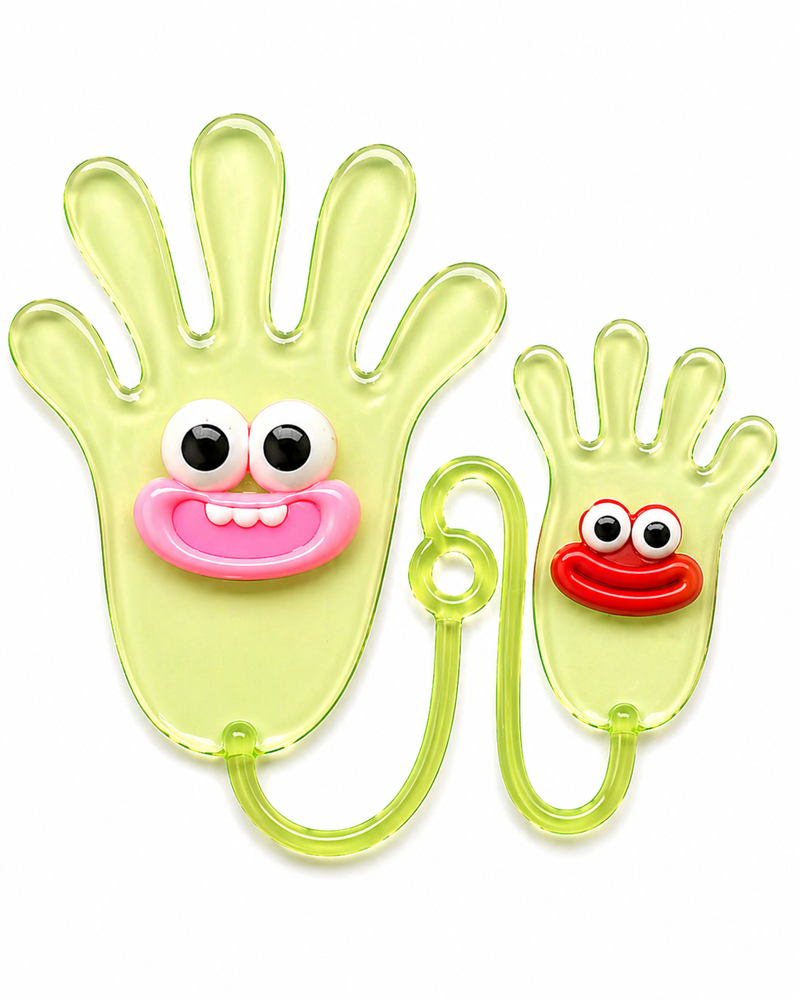 2  Pega loco mano gigante Pegajosas Cotillón Souvenir Niños
