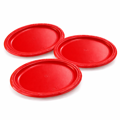 Pack 3 Bandejas Ovaladas De Cumpleaños Color 31x25 Cm