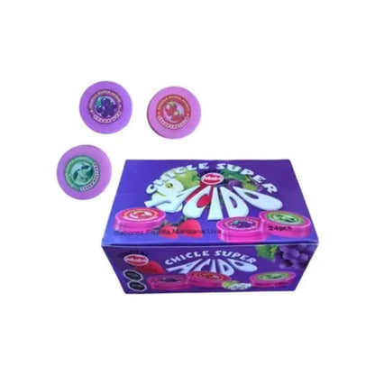 Chicle Super Acido Marca Mabu 24 Unidades
