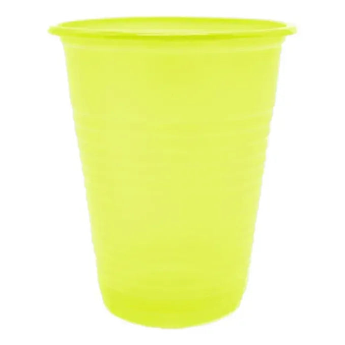 25 Vasos Plásticos Unicolor  De 200 Cc Color A Eleccion