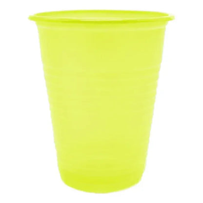 25 Vasos Plásticos Unicolor  De 200 Cc Color A Eleccion