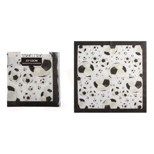 Pack 20 Servilletas Fútbol Cumpleaños