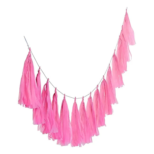 Guirnalda Flecos De Papel En Colores Para Decoración