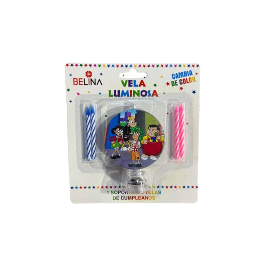 Vela Cumpleaños Cotillón Chavo Del 8