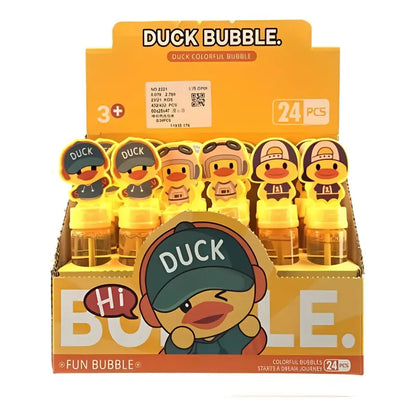 Sorpresas Cumpleaños Niños 24 Burbujas Paleta Pato 13 Cm