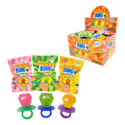 Caramelos Sin Azucar Forma Anillos Caja 24 Unidades