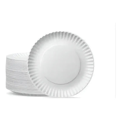 Pack 50 Plato De Torta De Cartón Cumpleaños