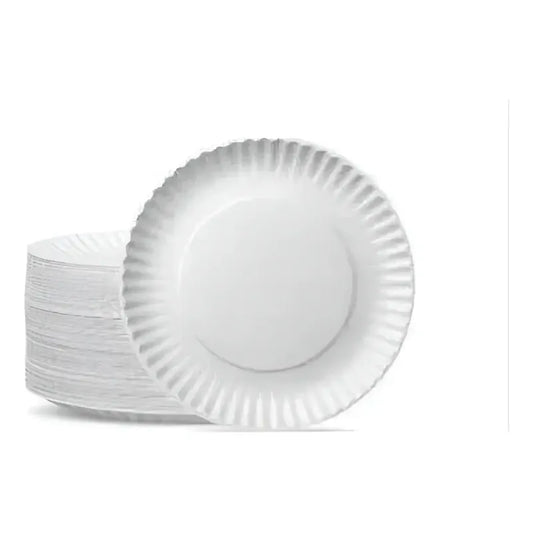 Pack 50 Plato De Torta De Cartón Cumpleaños