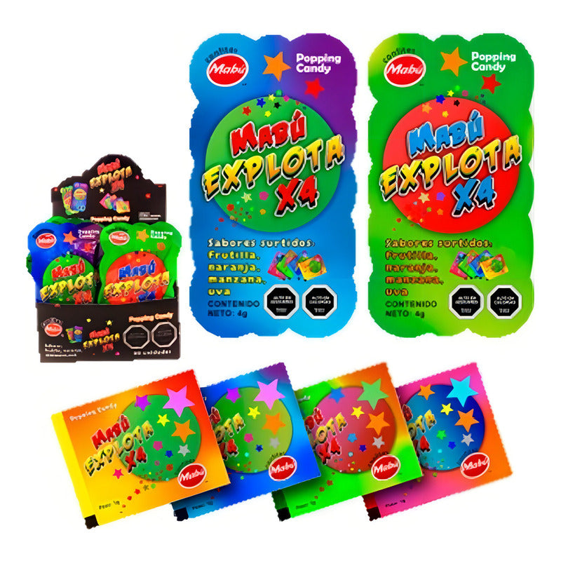 Dulces Entretenidos De Cumpleaños Explota X 4 Petazetas