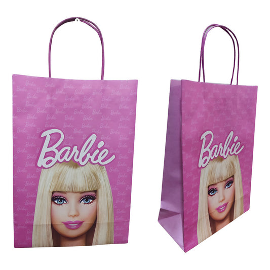 Bolsa De Papel De Cumpleaños Barbie 32*22 Cm