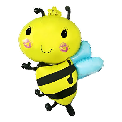 Globo Decorativo Mylar Metalizado Abejita 89.5 Cm Amarillo