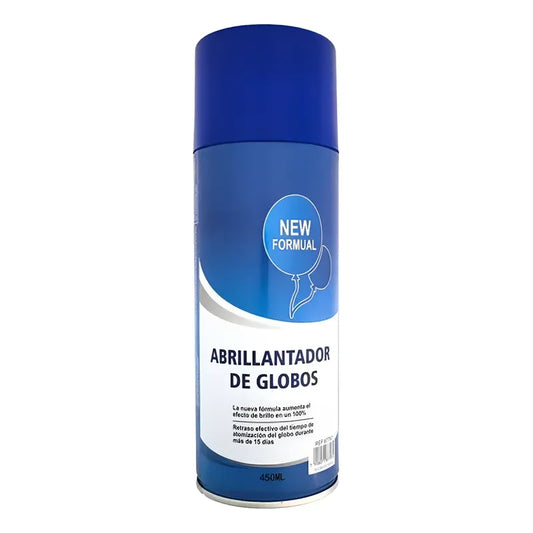 Abrillantador De Globos Spray 450 Ml Azul